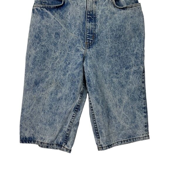 1980's acid wash Dirty Dancing brand bermuda high-waisted shorts 9/10 - Picture 9 of 15